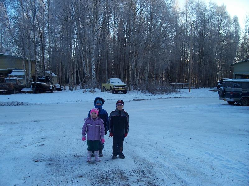 Grand-kids living in Alaska November 2008.